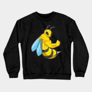 Bee as Bodybuilder Crewneck Sweatshirt